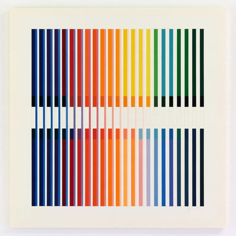 Yaacov Agam style (Sculptors), Midjourney V8.2