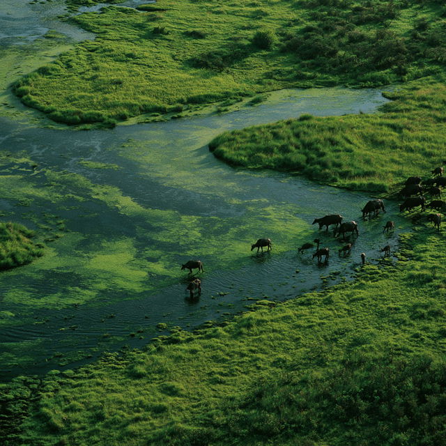 Yann Arthus-Bertrand style, Midjourney V8.2, render 1 of 4