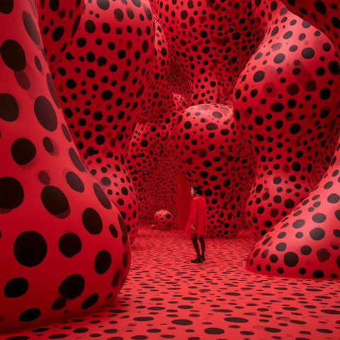 Yayoi Kusama style (Sculptors), Midjourney V8.2