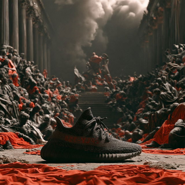 Yeezy style, Midjourney V8.2, render 2 of 4