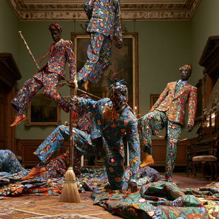 Yinka Shonibare style, Midjourney V8.2, render 2 of 4