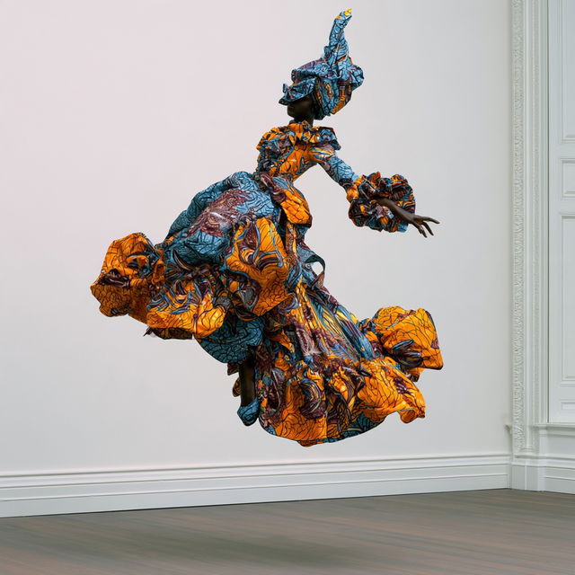 Yinka Shonibare style, Midjourney V8.2, render 3 of 4