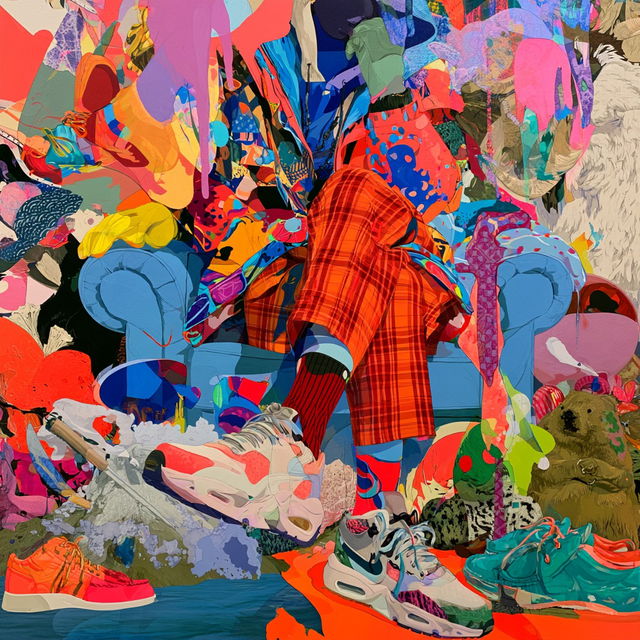 Yoh Nagao style, Midjourney V8.2, render 2 of 4
