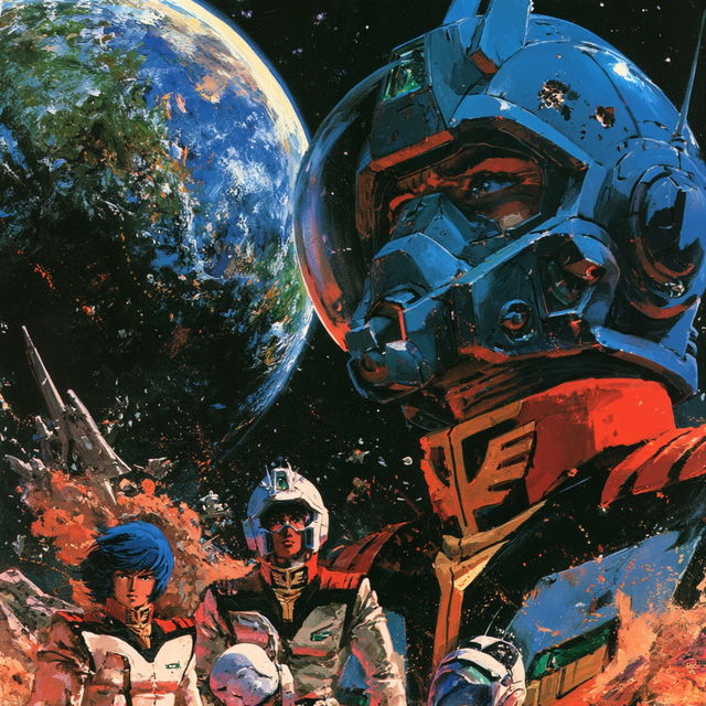 Yoshiyuki Tomino style, Midjourney V8.2, render 2 of 4