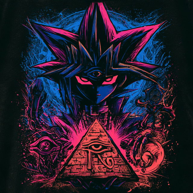 Yu-Gi-Oh style, Midjourney V8.2, render 2 of 4