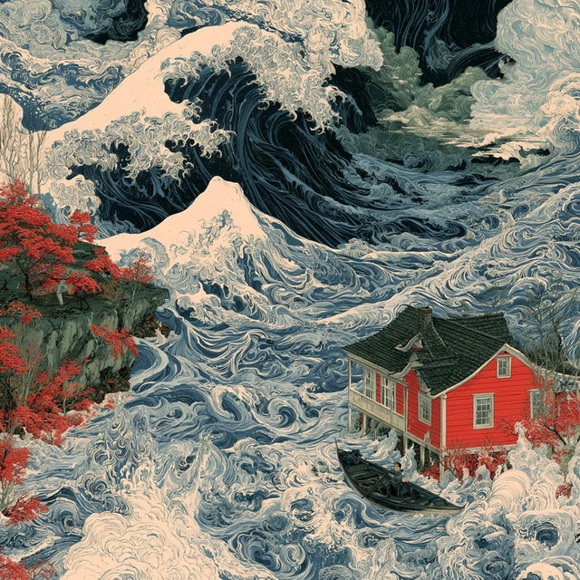 Yuko Shimizu style, Midjourney V8.2, render 1 of 4