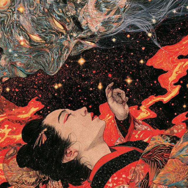 Yuko Shimizu style, Midjourney V8.2, render 4 of 4