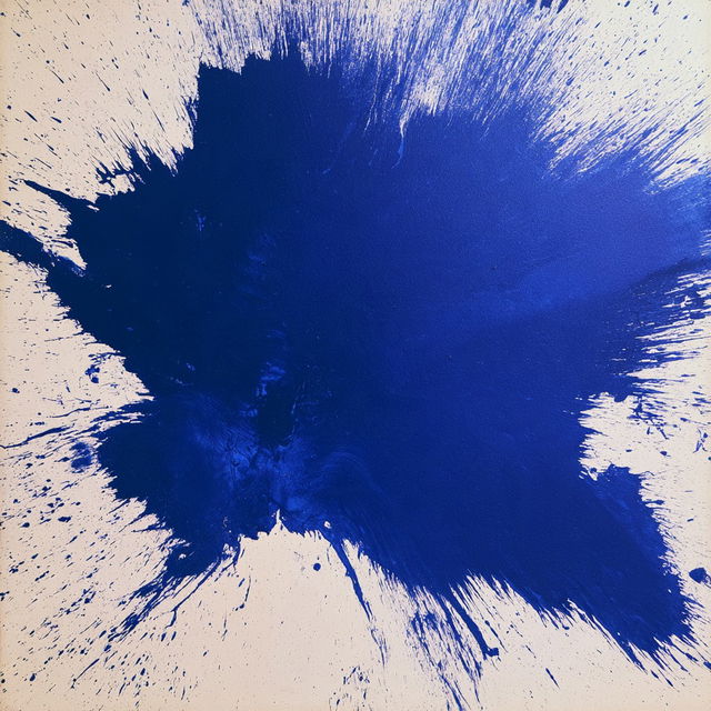 Yves Klein style, Midjourney V8.2, render 1 of 4