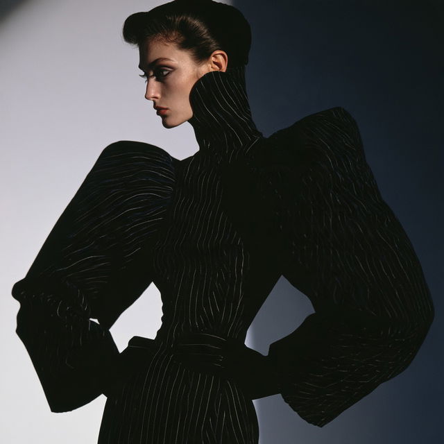 Yves Saint-Laurent style, Midjourney V8.2, render 1 of 4