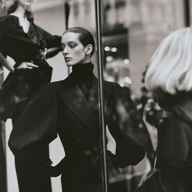 Yves Saint-Laurent style, Midjourney V8.2, render 4 of 4