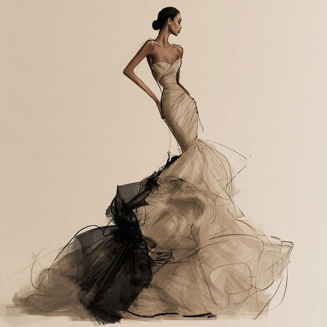 Zac Posen style, Midjourney V8.2, render 3 of 4