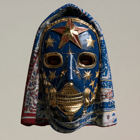 Zapatista mask style (Genres), Midjourney V8.2
