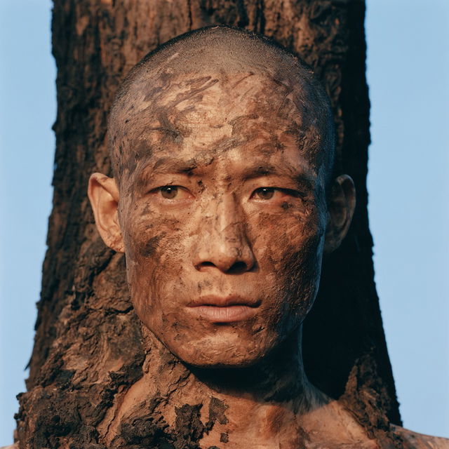Zhang Huan style, Midjourney V8.2, render 2 of 4