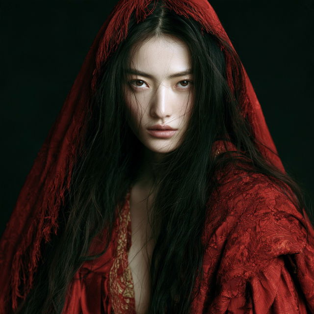 Zhang Jingna style, Midjourney V8.2, render 1 of 4