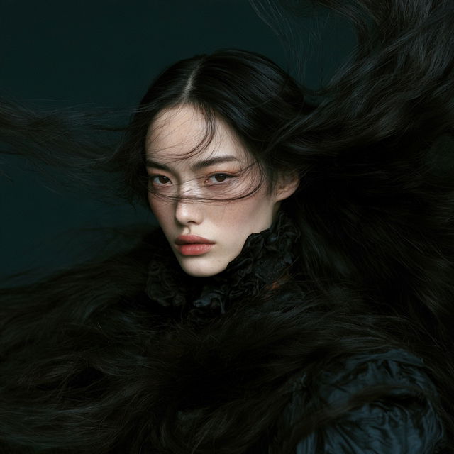 Zhang Jingna style, Midjourney V8.2, render 3 of 4
